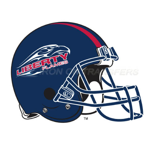 Liberty Flames Logo T-shirts Iron On Transfers N4791 - Click Image to Close